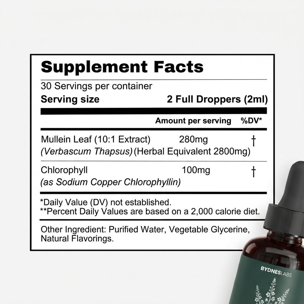 Bydneslabs™ Mullein + Chlorophyll